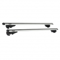 Μπάρες Οροφής Αλουμινίου Universal Rackit RK004 135cm Railing System Σετ Με Πόδια Και Κλειδαριά Ασημί 2 Τεμάχια - Bars - Rooftop Cargo